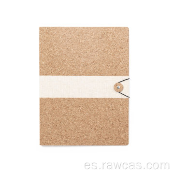 Cuaderno de material de corcho natural